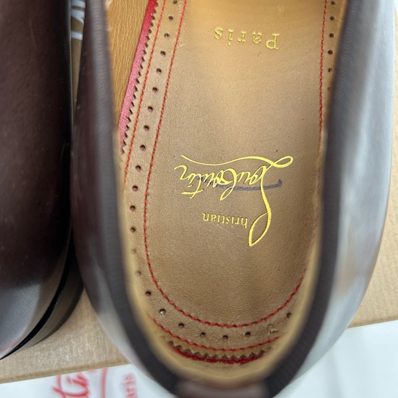 Men's Christian Louboutin dandelion flat loafers size 43 made in Italy - Picture 10 of 12